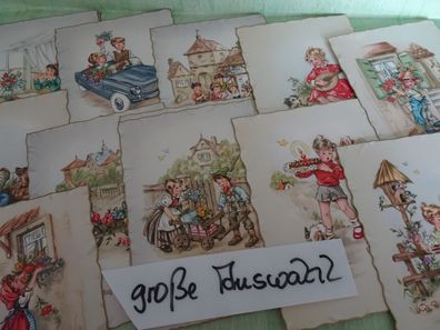 alte Postkarten AK PZB Paul Zoecke Lux Berlin Germany Geburtstag Kinder signiert