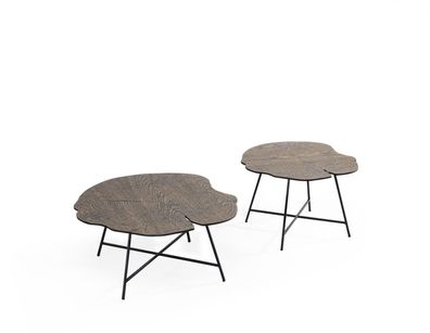 Rund Luxus Couchtische Design Tische Möbel Wohnzimmer 2x Couchtische