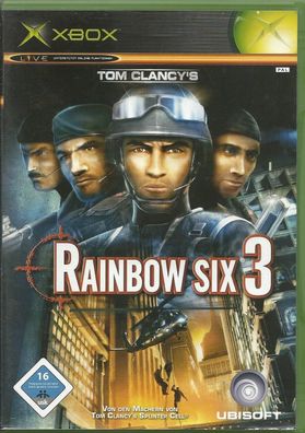 Tom Clancys Rainbow Six 3 (Microsoft Xbox, 2003, DVD-Box) Zustand gut