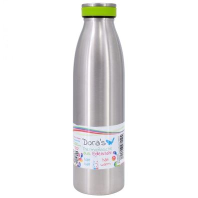 Dora´s Edelstahl-Thermoflasche mit Silikonring