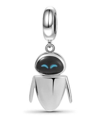 Charms Anhänger Charm kompatibel für Pandora 925 Sterling Silber Roboter