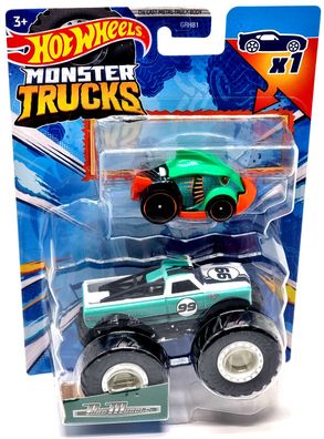 Mattel Hot Wheels doppel Pack Auto + Monster Trucks HKM14 Pure Muscle