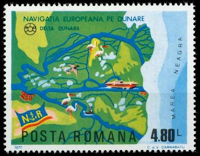 Rumänien 1977 Nr 3490 postfrisch S21FF3A