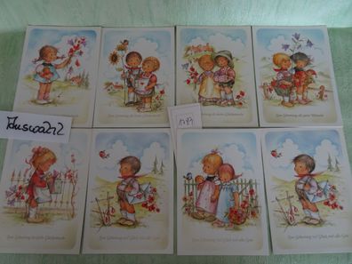 alte Postkarten AK Horn Verlag 51-H-3321 Kinder Zum Geburtstag signiert