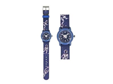 Kinderuhr Astronaut blau - bb-Klostermann 21540 - Armbanduhr Motivuhr Quarz-Uhrwerk