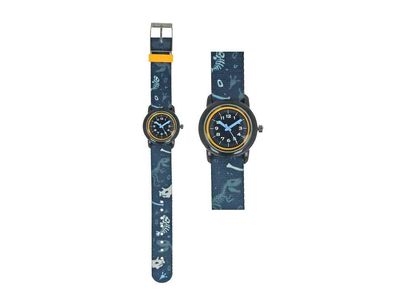 Kinderuhr Dino blau - bb-Klostermann 21542 - Armbanduhr Motivuhr Quarz-Uhrwerk