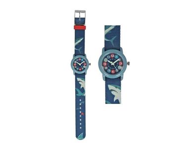 Kinderuhr Hai blau - bb-Klostermann 21546 - Armbanduhr Motivuhr Quarz-Uhrwerk