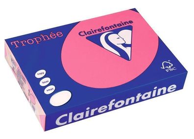 Clairefontaine Trophee Color FSC Mix eosin 80g/ m² DIN-A4 - 500 Blatt