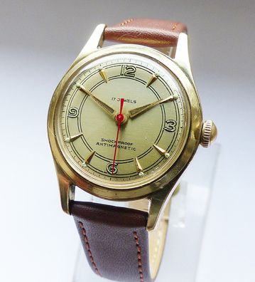 Seltene schöne Hanhart Classic 17Jewels Herren Armbanduhr