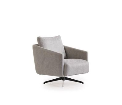 Sessel Design Polster Couch Couchen Sofas Textil Stil Modern neu Grau
