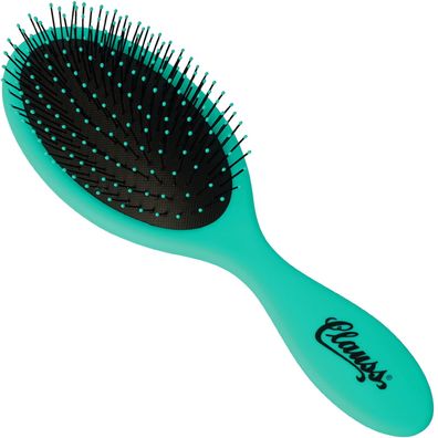 Haarbürste Detangler Entwirren Hairbrush Nylon-Borsten schonend schwarz