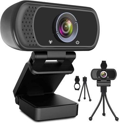 Webcam HD 1080p-Webcam zum Aufnehmen, Anrufen, Treffen