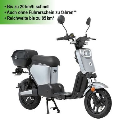 TOP! Elektroroller 2-Rad E-Roller "Messina" Elektro-Roller 20 km/ oder 45 km/ h,