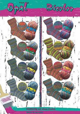 100g Opal "Bicolor"-Freuen Sie sich auf völlig neue Farbeffekte!