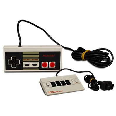 NES - Nintendo ES FOUR PLAYER Adapter + Original Controller