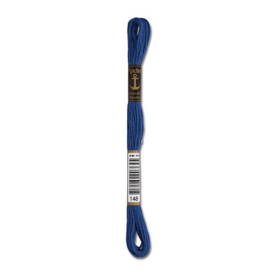 8m Anchor Stickgarn - Farbe 148 - marineblau