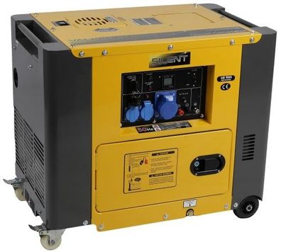 Silent Generator 6kVA 230V 5kW Diesel Stromgenerator Stromerzeugung Notstrom