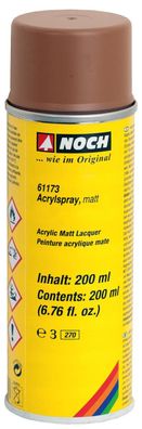 NOCH 61173 Acrylspray, matt, braun 200 ml