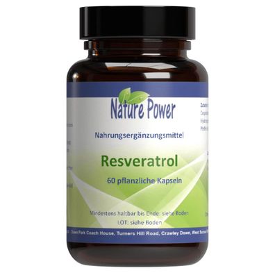 Resveratrol, 60 Kapseln - Nature Power