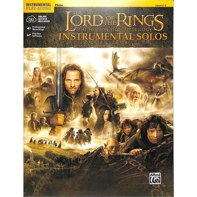 The Lord Of The Rings (Herr der Ringe) - Instrumental Solos Flute - Flöte Noten