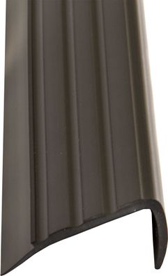Treppenkantenprofil schwarz, 110cm, Kunststoff, Treppenprofil 1 St.