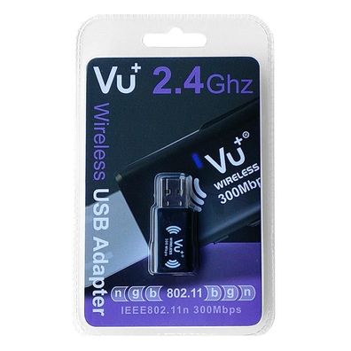 VU + ® Wireless USB Adapter 300 Mbps incl. WPS Setup