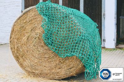 Konege Premium Ballenheunetz 1,4m x 1,4m x 1,6m, # 10,0cm, gewebt Heunetz