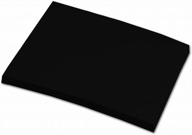 folia 6490 - Tonpapier schwarz, DIN A4, 130 g/ qm, 100 Blatt - zum Basteln und ...