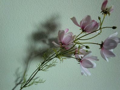 Kunstblumenzweig "Cosmea", hochwertige Kunstblume, Seidenblumen