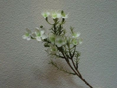 Wachsblume weiß, Kunstblumen, handgefertigte künstliche Blume