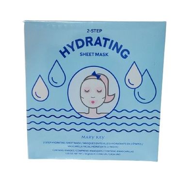 Mary Kay 2-Step Hydrating Sheet Mask 8 St. Neu & OVP MHD 03/25