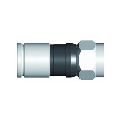 TRIAX F-Stecker Rundkabel 75Ohm Crimp/ Crimp Iso. Einb isolierter Einbau EX6-49/83