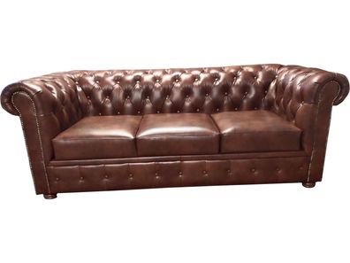 Luxus Chesterfield Sofa 3 Sitzer Couchen Lounge Sofas Couch 230cm