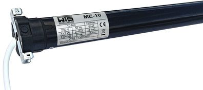 WTS - Rohrmotor Serie ME-20 mit elektronischer Endabschaltung, Ø 45 mm 20Nm 15U/ min