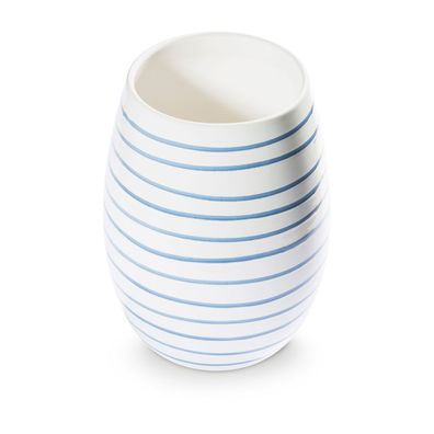 Gmundner Keramik Blaugeflammt, Vase (H: 21cm)