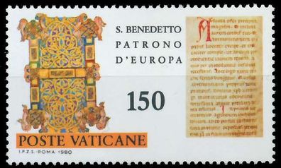 Vatikan 1980 Nr 761 postfrisch S22738E