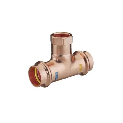 HS T-Stück V-Press Copper Aquagas IG, 28mmx1/2x28mm 45120281228