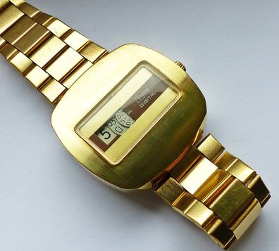 Schöne und seltene Condor Digital 100 Scheibenuhr 17Jewels Herren Vintage Armbanduhr
