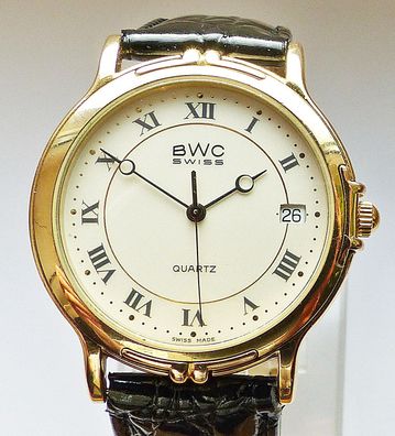 Schöne BWC Swiss Classic Calendar Herren Armbanduhr Top Uhr
