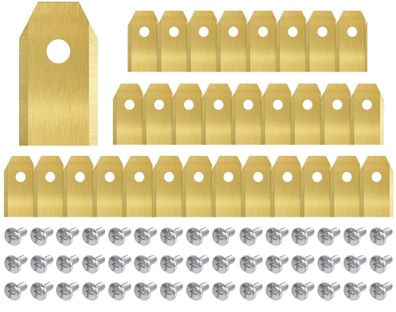 30x Titan Ersatz-Messer Klingen kompatibel mit Husqvarna Automower Gardena