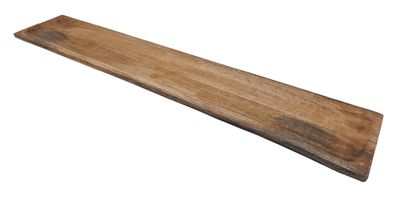 XXL Mango Servier Tablett - 89 x 15 cm - Holz Deko Wurst Käse Brett Platte