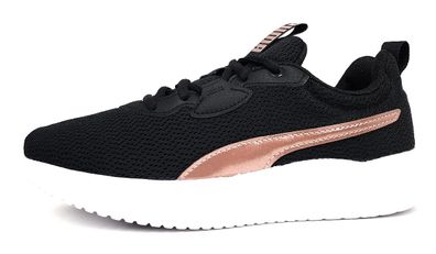 PUMA Damen Resolve Metallic WN's Straßen-Laufschuh, Black-Rose Gold, 37 EU