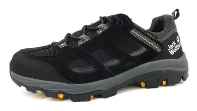 Jack Wolfskin Herren Vojo 3 Texapore Low M, Black / Burly Yellow Xt, 49 EU