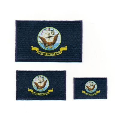 3 USA Flaggen Fahnen Amerika US Navy US Marine Patch Aufnäher Aufbügler Set 501