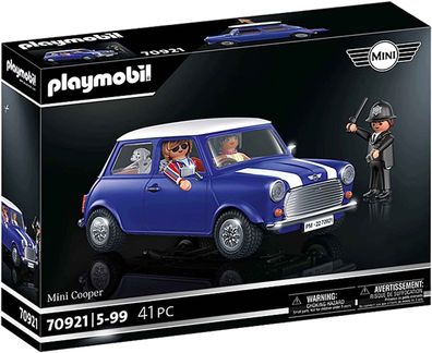 Playmobil Classic Cars 70921 Mini Cooper, Modellauto für Erwachsene und Spielzeuga...