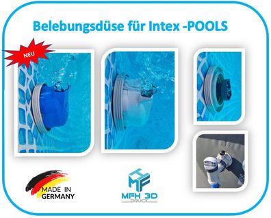 Wasserbelebungs-Düse Pool Zubehör Einlaufdüse für Intex