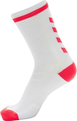 Hummel Socken Elite Indoor Sock Low White/ Diva Pink-27-30