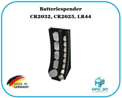 Batterie Spender CR2032 LR44 Batterianhalter Batterienrutsche Batterienbehälter