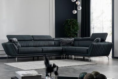 Ecksofa L-Form Couch Wohnlandschaft Modernes Designsofa Kunstleder neu