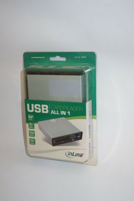 INLINE USB Card Reader 480 Mbps 3,5"